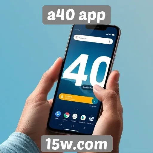Como o a40 app se destaca entre concorrentes