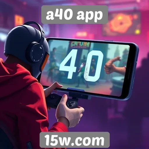Exploração dos recursos do a40 app para gamers